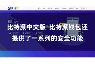 比特派中文版 比特派钱包还提供了一系列的安全功能